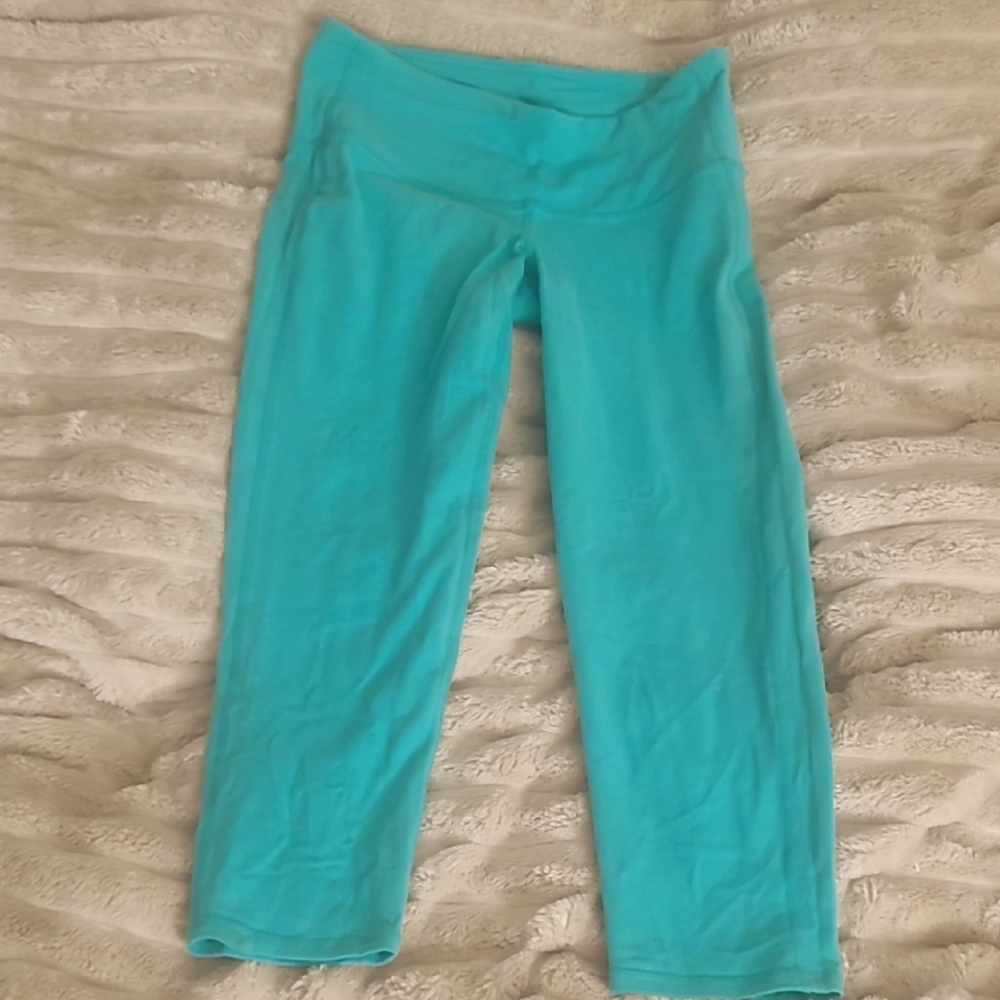 Athleta Cropped Leggings XS Teal
